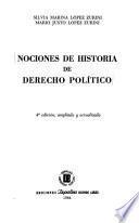Nociones de historia de derecho político