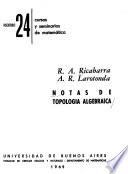 Notas de topologia algebraic