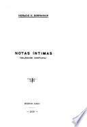 Notas íntimas