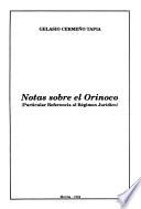 Notas sobre el Orinoco