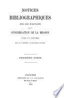 Notices bibliographiques sur les écrivains de la Congrégation de la Mission