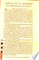 Noticia de la rendicion del exercito frances de Portugal, Cádiz 30 de agosto de 1808