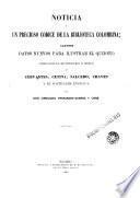 Noticia de un precioso codice de la biblioteca colombina; (etc.)