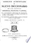 Nouveau dictionnaire de Sobrino, françois, espagnol et latin