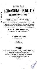 Nouveau dictionnaire portatif français-espagnol et espagnol-français