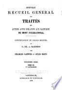 Nouveau recueil général de traités et autres actes relatifs aux rapports de droit international