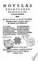 NOVELAS EXEMPLARES DE MIGVEL DE Ceruantes Saauedra