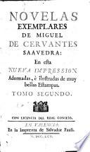 Novelas exemplares ... ilustradas de ... Estampas