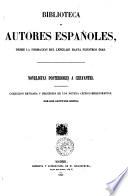 Novelistas posteriores a Cervantes collección revisada y precedida de una noticia critico bibliografica por don Cayetano Rosell
