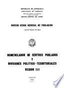Noveno censo general de población, 26 de febrero de 1961: Región 3