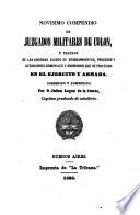 Novísimo compendio de juzgados militares de Colon, correjido y aumentado por J. Lopez de la Cuesta