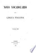 Novo vocabolario della lingua italiana