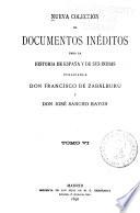 Nueva colección de documentos inéditos para la historia de España y sus Indias
