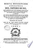 Nueva descripcion geographica del Imperio Ruso ...