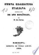 Nueva gramática italiana adaptada al uso de los españoles