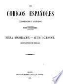 Nueva Recopilacion. - Autos Acordados. Ordenanzas De Bilbao