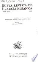 Nueva revista de filología hispánica