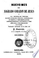 Nuevo mes del Sagrado Corazon de Jesus, o Las principales virtudes de este adorable corazon