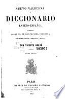 Nuevo Valbuena, ó, Diccionario latino-español formado sobre el de don Manuel Valbuena