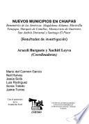 Nuevos municipios en Chiapas