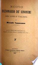 Nuovo dizionario de' sinonimi della lingua italiana