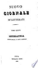 Nuovo giornale de' letterati