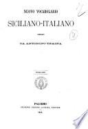 Nuovo vocabolario Siciliano-Italiano