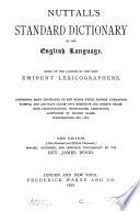 Nuttall's standard dictionary of the English language