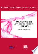 Obligaciones del autor en el contrato de edición