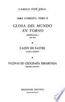 Obra completa: Glosa del mundo en torno, Artículos, 1-2, 1940-1959