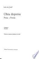 Obra dispersa: 1914-1971