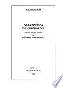Obra poética de vanguardia