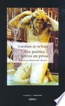 Obra poética y textos en prosa