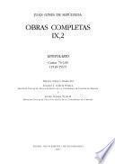 Obras completas. 9. Epistolario : 2. Cartas 76 - 139 (1549 - 1567)