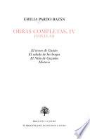 Obras completas de Emilia Pardo Bazán (novelas)