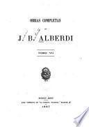 Obras completas de J. B. Alberdi...