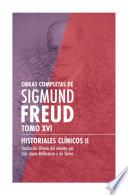 Obras Completas de Sigmund Freud. Tomo XVI - Historiales clínicos II