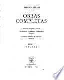 Obras completas: Prosas