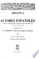 Obras de D. Mariano José de Larra (Figaro).
