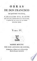 Obras de don Francisco de Quevedo Villegas