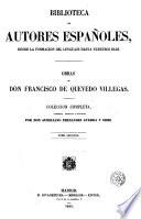 Obras de don Francisco de Quevedo y Villegas