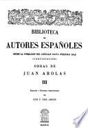 Obras de Juan Arolas