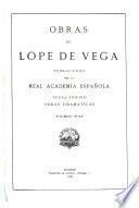 Obras de Lope de Vega, publicadas por la Real academia española