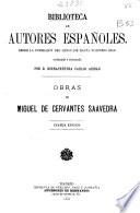Obras de Miguel de Cervantes Saavedra