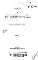 Obras de Nicomedes-Pastor Diaz