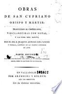 Obras de San Cypriano obispo y mártir