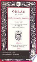 Obras del Lic. Don José Fernando Ramirez ...