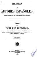 Obras del padre Juan de Mariana