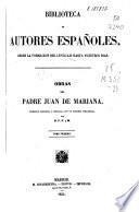 Obras del Padre Juan de Mariana