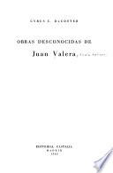 Obras desconocidas de Juan Valera